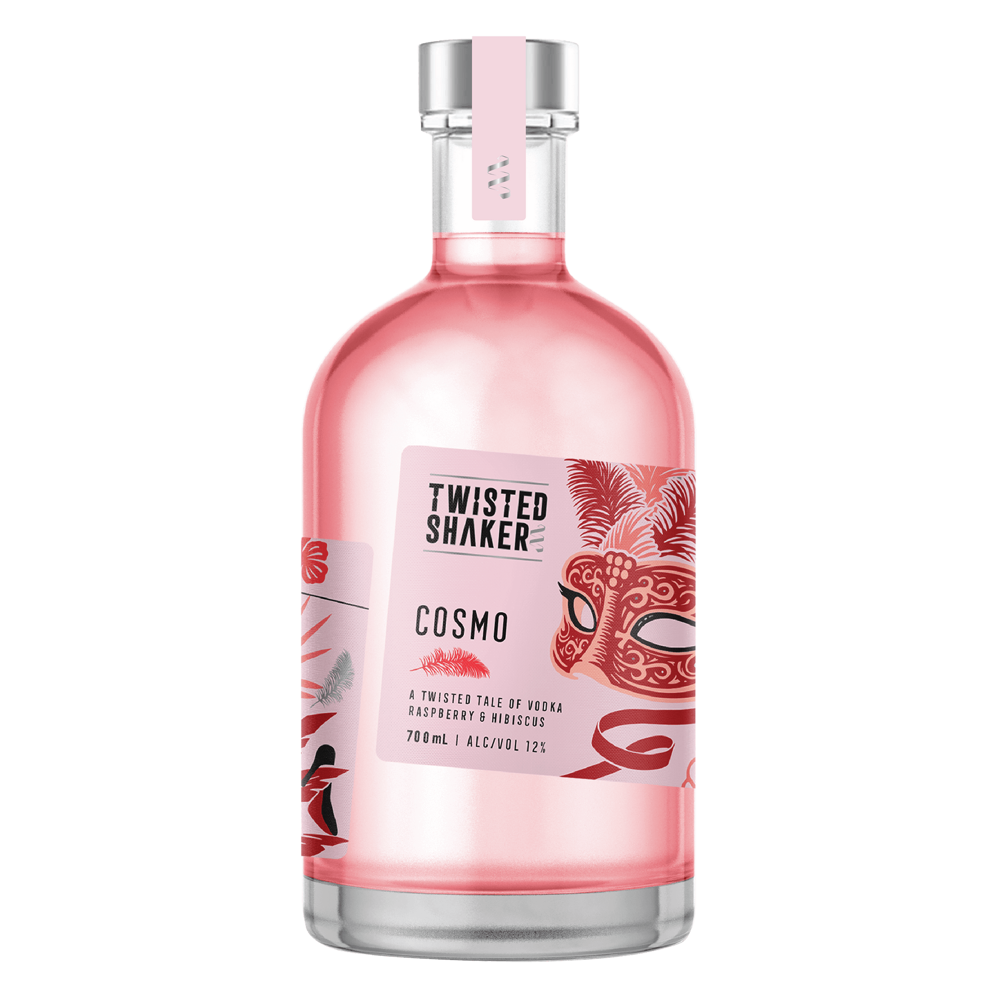 Twisted Shaker Raspberry Hibiscus Cosmo Bottled Cocktail