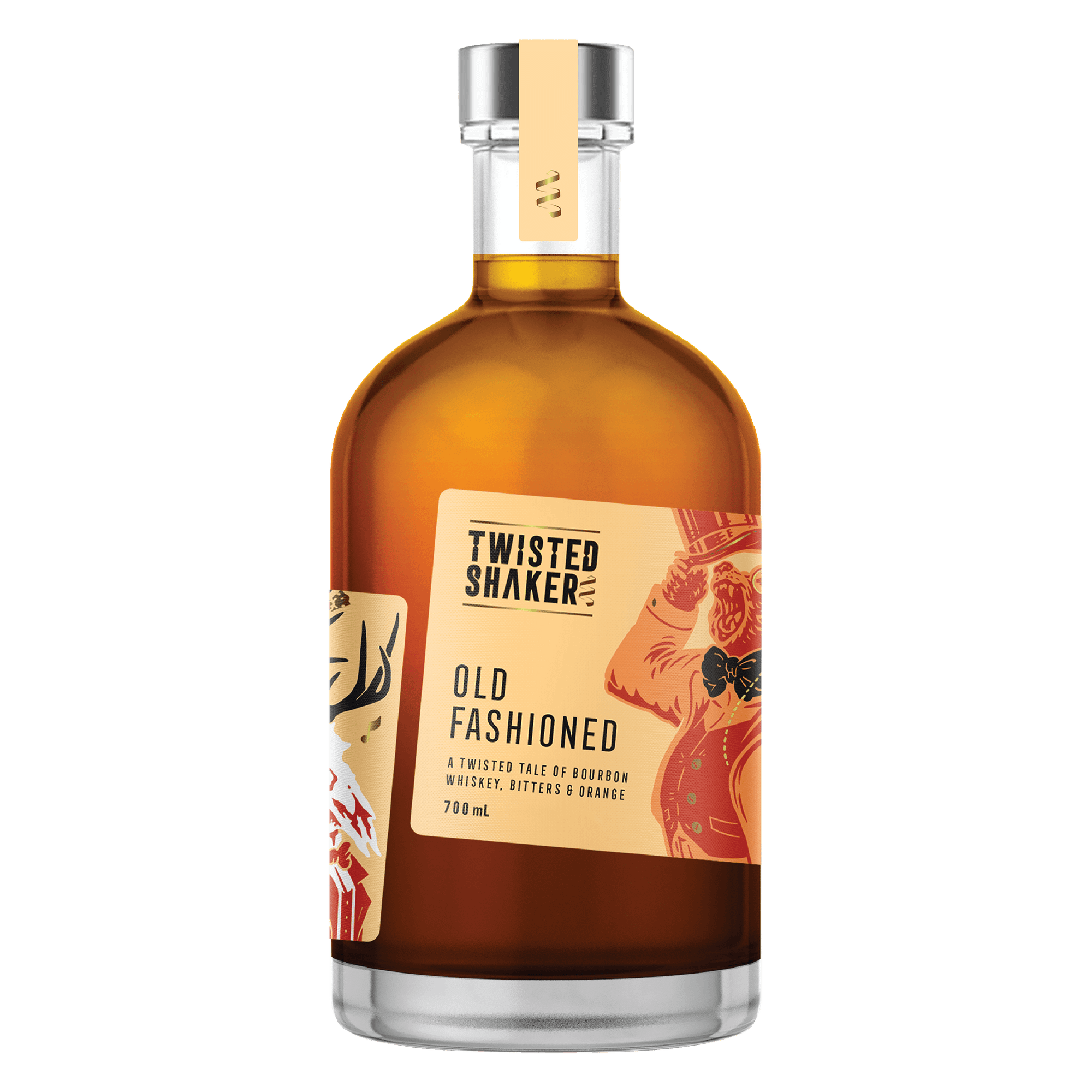 Twisted Shaker Whiskey Old Fashioned Bottled Cocktail