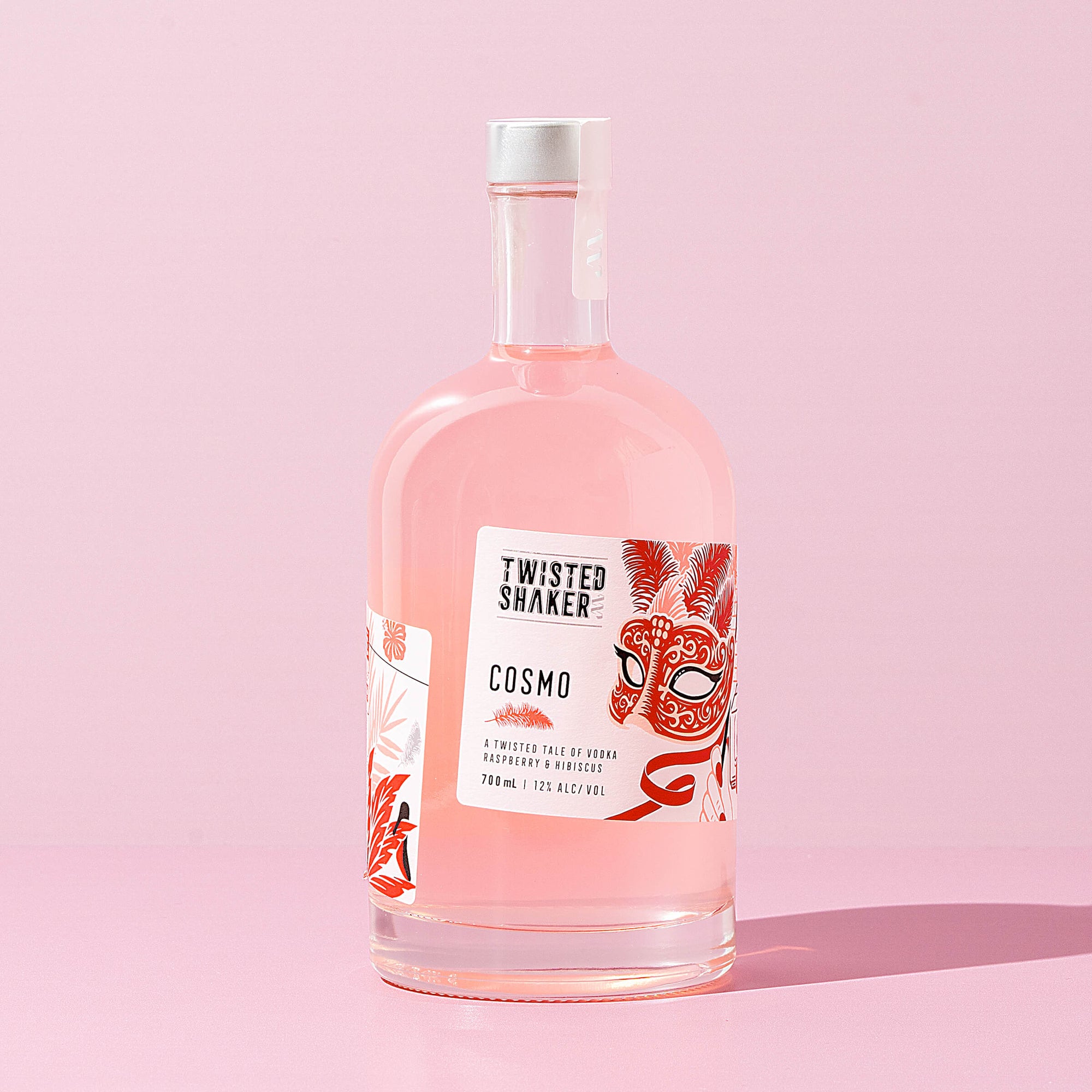 Twisted Shaker Raspberry Hibiscus Cosmo Bottled Cocktail