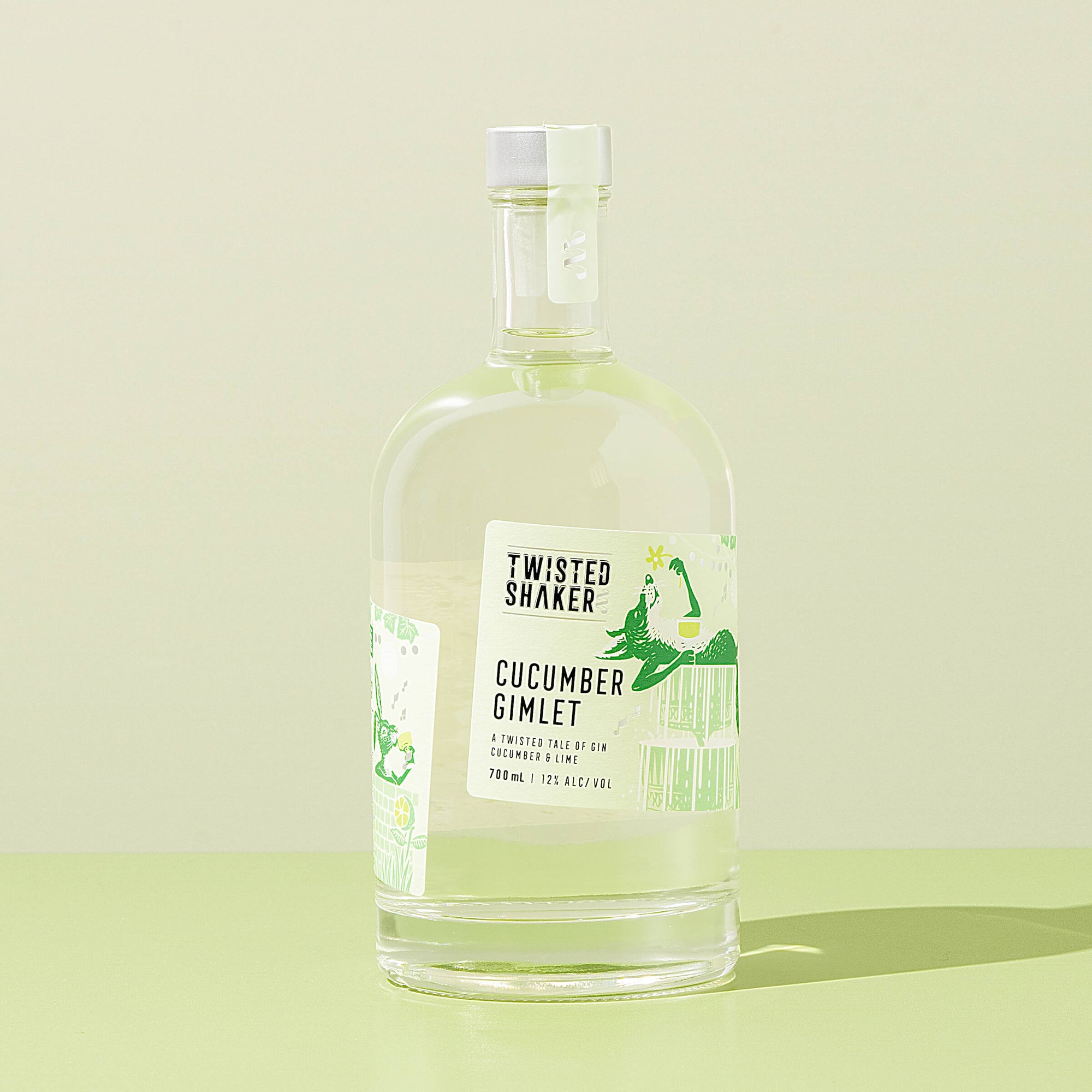 Twisted Shaker Cucumber Gimlet Bottled Cocktail